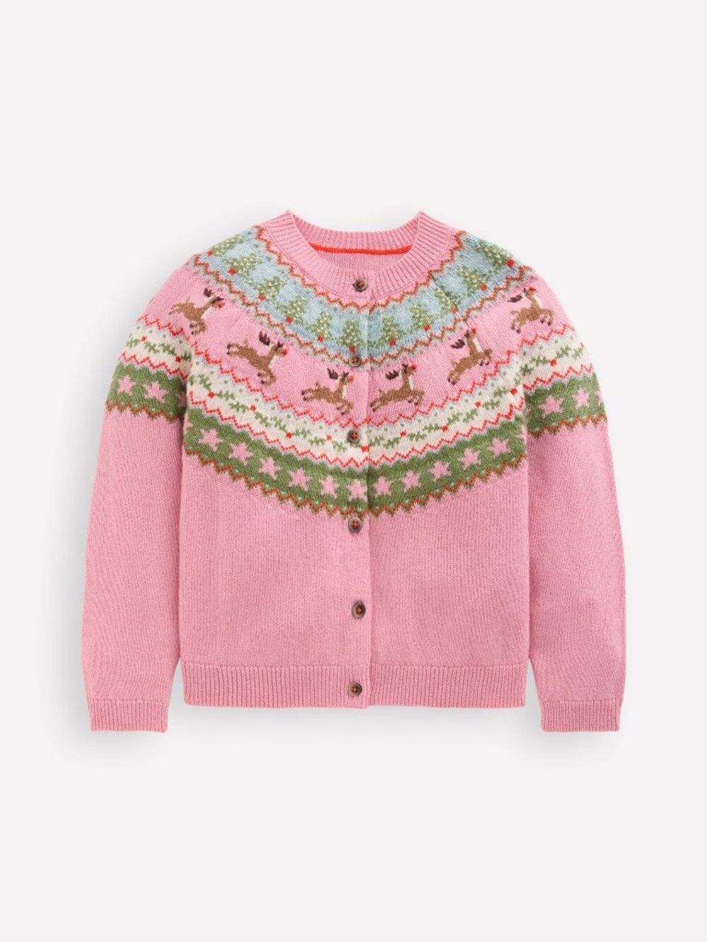 NWOT Mini Boden Edie Fair Isle Cardigan